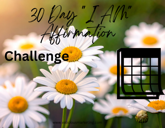 30 Day Free "I AM" Affirmation Challenge (New Calendar March 1st)